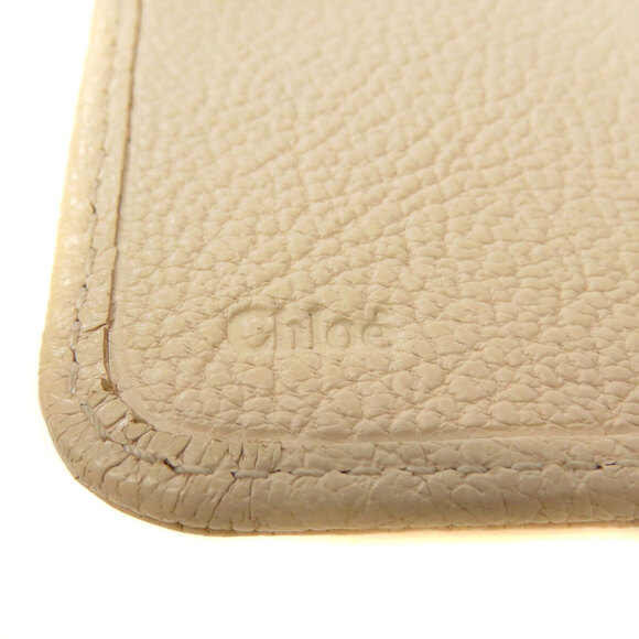 Chloe Ribbon Motif Bifold Wallet Leather - Picture 6 of 8